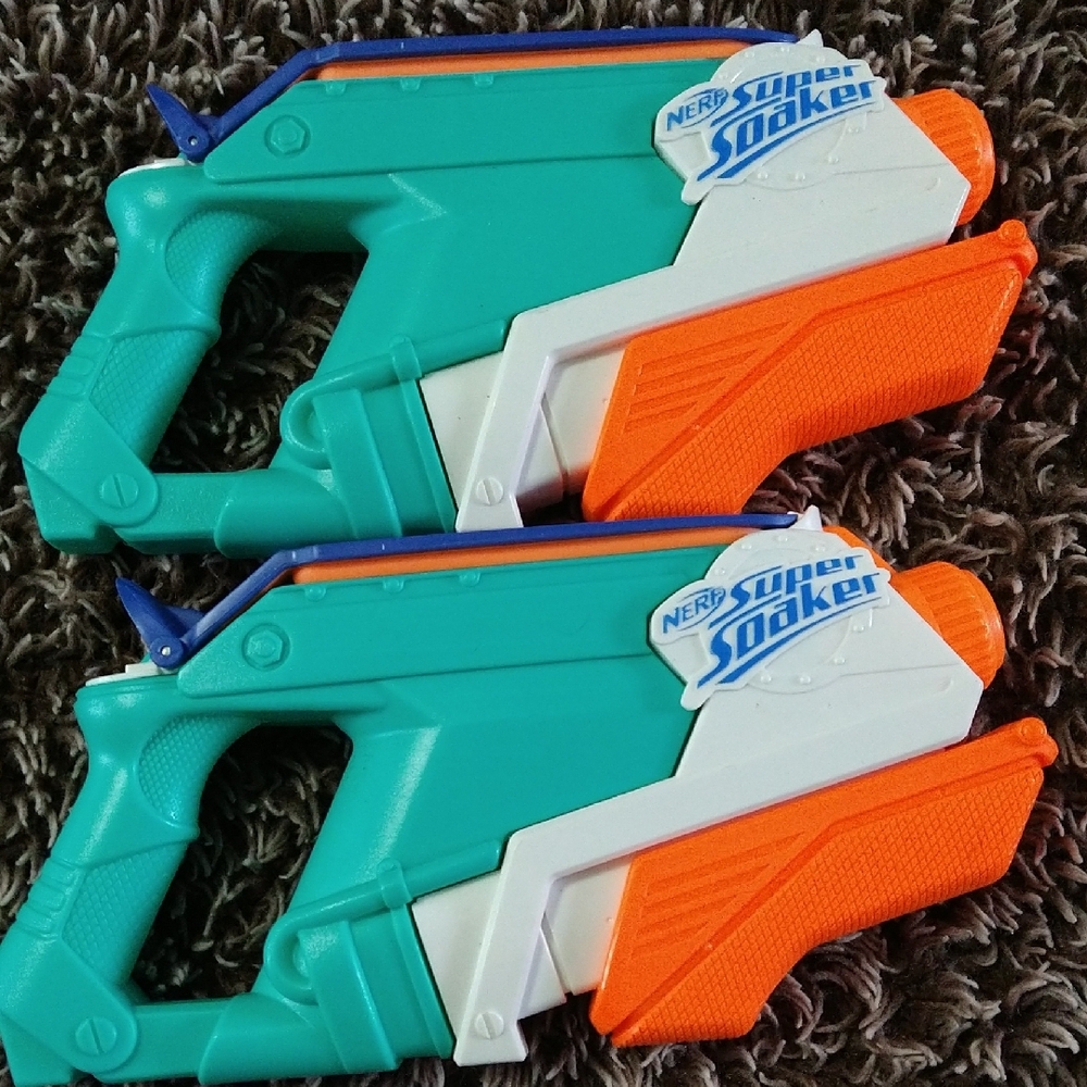 Nerf Super Soaker Water Blaster - Teal and Orange
